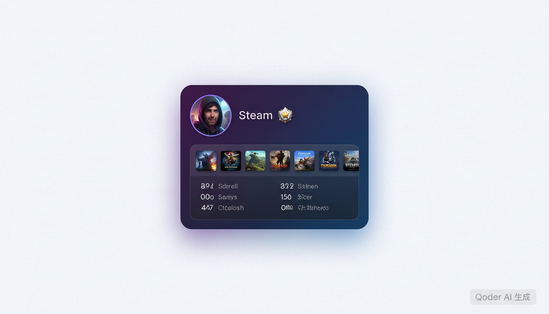 Steam Card Generator